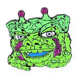 TriAction Toys - Boglins Alien Dwizork Enamel Collector Pin - Green