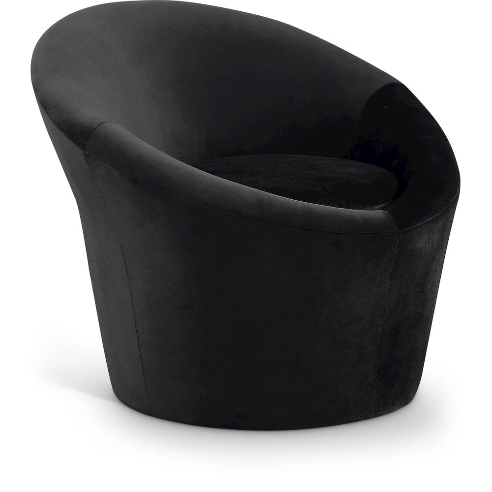 Meridian Furniture - Tristan Velvet Accent Chair - Black