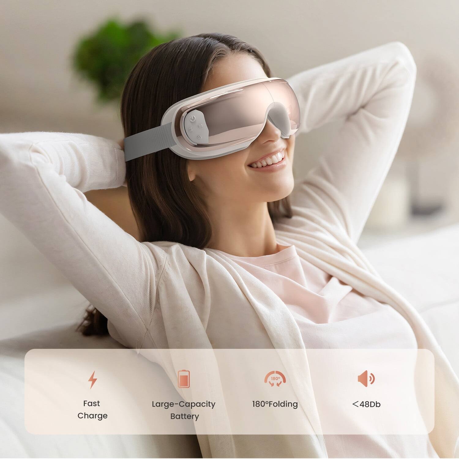 180° Folding  
Fast Charge  
Large-Capacity Battery  
<48dB