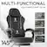 MULTI-FUNCTIONAL
ADJUSTMENT TO MEET THE USE
01 Backrest Tilt Adjustment
02 360 Degree Swivel
03 Grade 3 Gas Cylinder HEAVY-DUTY
04 Portable Footrest
145°