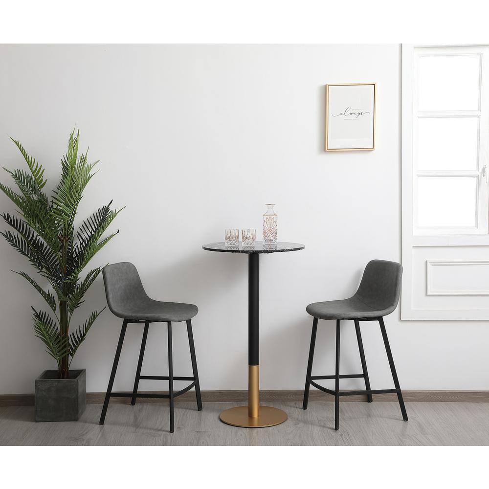 Elegant Decor - 23 inch pub table in - Black