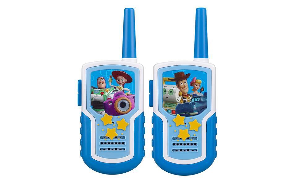 Front. eKids - Toy Story 5 Walkie Talkies for Kids, Two Way Radios for Indoor or Outdoor Games - Blue.