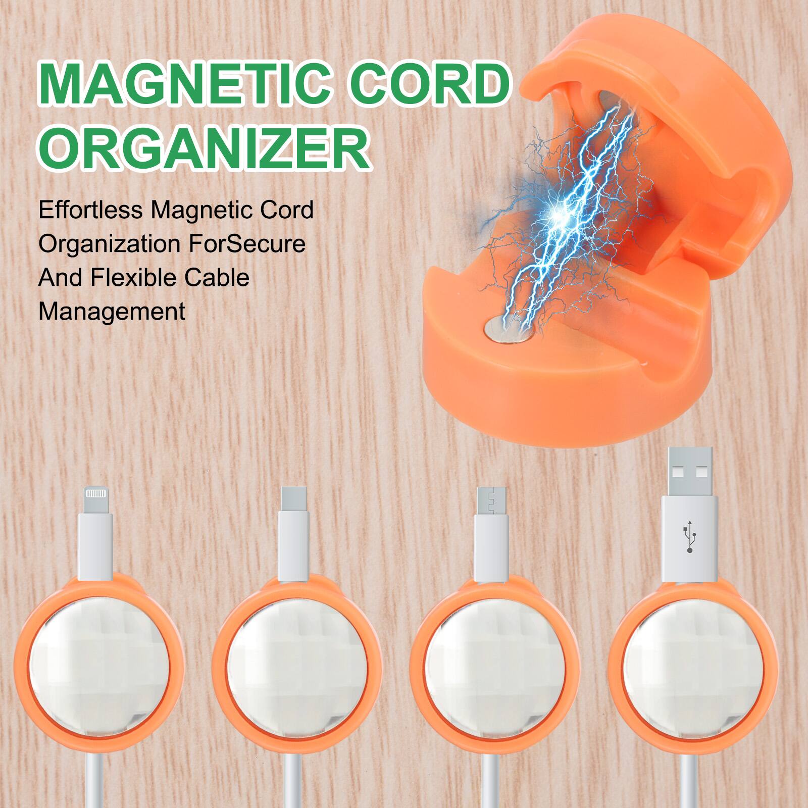 MAGNETIC CORD ORGANIZER

Effortless Magnetic Cord Organization For Secure And Flexible Cable Management