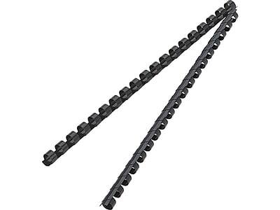 Alt View 3. Fellowes - 3/8" Plastic Binding Spine Comb, 55 Sheet Capacity, Navy, 100/Pack - Navy.