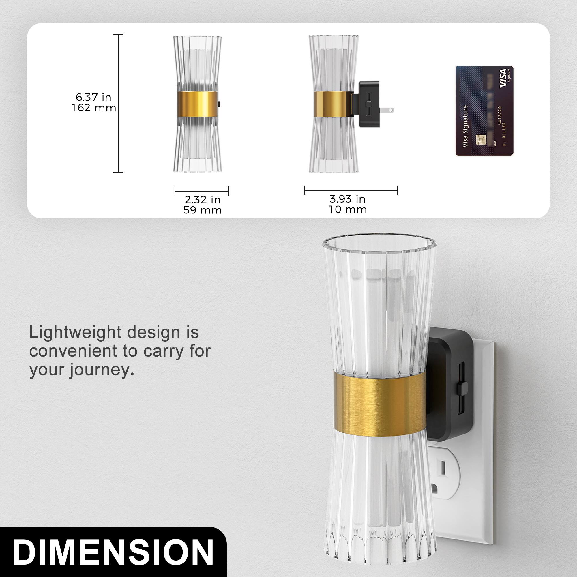 6.37 in 162 mm  
Signature Visa  
VISA 12/20 MILLEN A.  
COMPLETURE  
2.32 in 59 mm  
3.93 in 10 mm  
Lightweight design is convenient to carry for your journey.  
DIMENSION