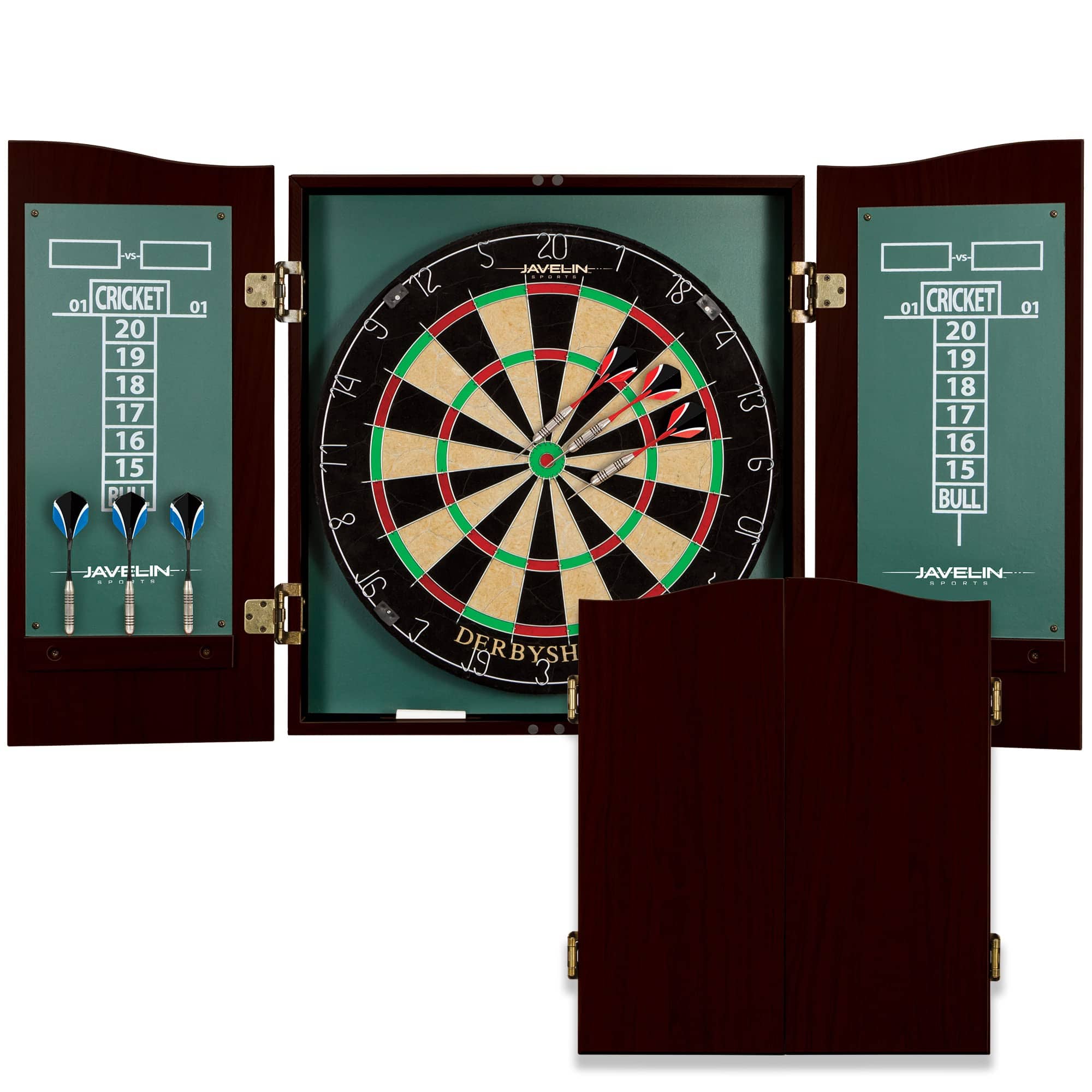 Skar Audio - Belmont Bristle Dartboard And Cabinet Set - Green