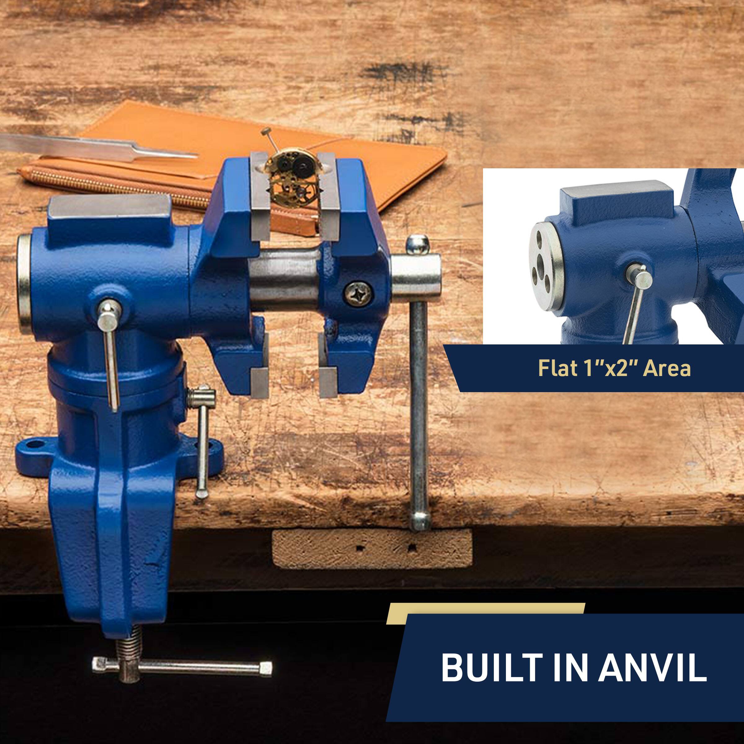 BUILT IN ANVIL
Flat 1"x2" Area