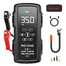 REXING 2-IN-1 JUMP STARTER TIRE INFLATOR RJ21