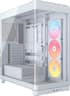 CORSAIR - FRAME 4500X RS-R ARGB Panoramic Glass Mid-Tower PC Case - White