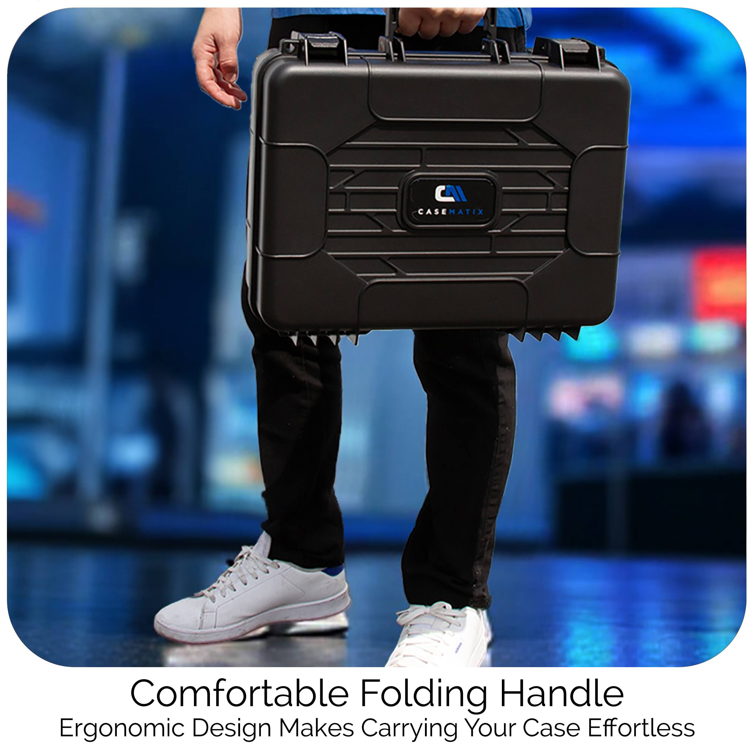 CI CASEMATIX  
Comfortable Folding Handle  
Ergonomic Design Makes Carrying Your Case Effortless