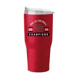 Logo Brands - Utah Utes 2022 PAC-12 Football Conference Champions 30oz. Powder Coat Tumbler - Multicolor
