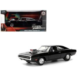 Jada - Dom's 1970 Dodge Charger R/T "F9" (2021) Movie "Fast & Furious" Series 1/24 - Black
