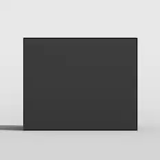 Front. Famapy - Famapy Modern Office Reception Desk: Functional Storage, Sleek Design for Workspaces - Black.