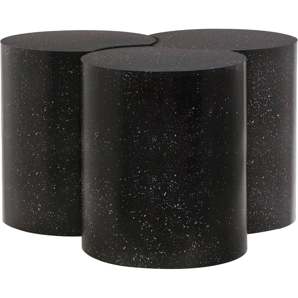 Alt View 1. Meridian Furniture - Dimple Black Coffee Table - Black.