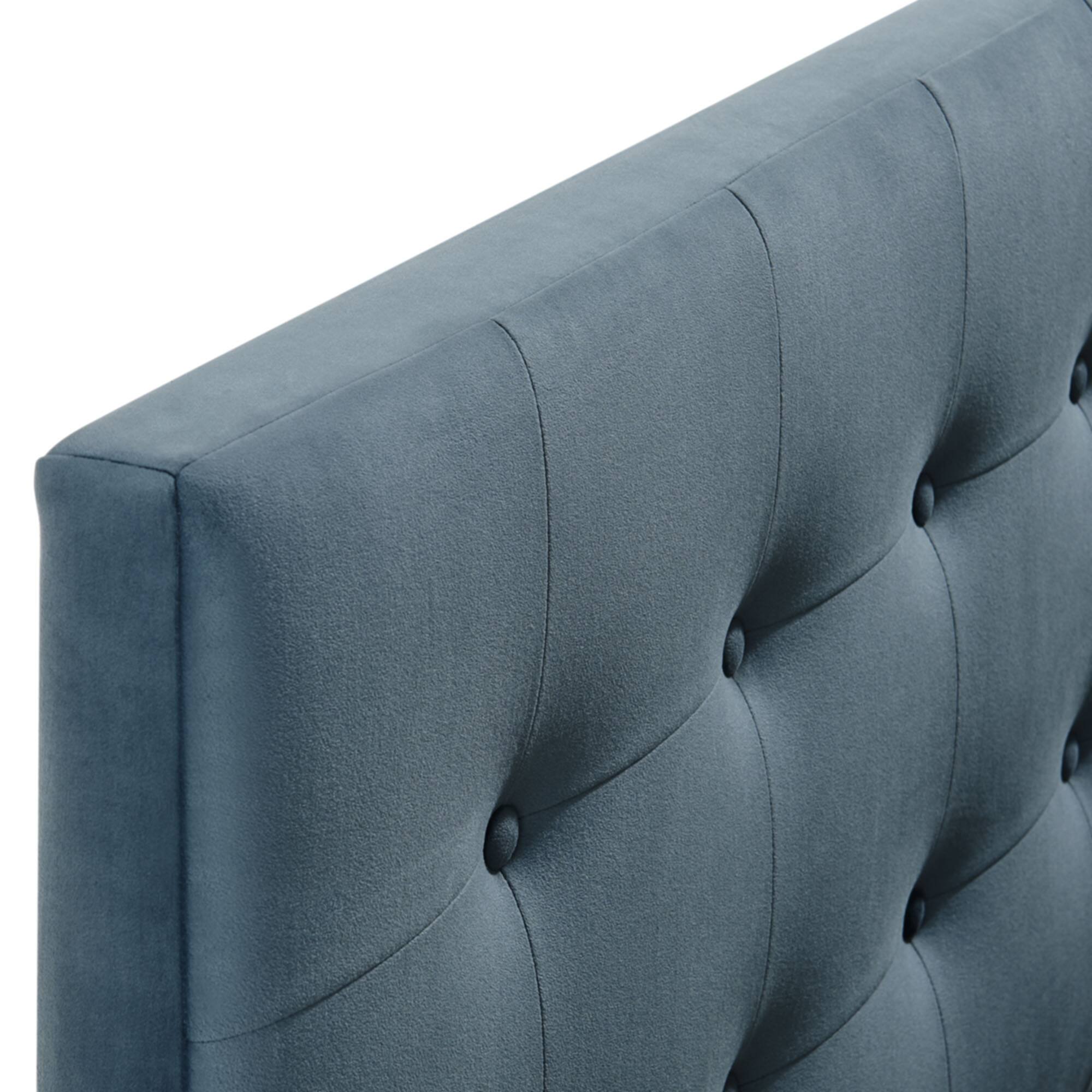 Alt View 4. Modway - Emily Stain-Resistant Performance Velvet Headboard - Cadet Blue.