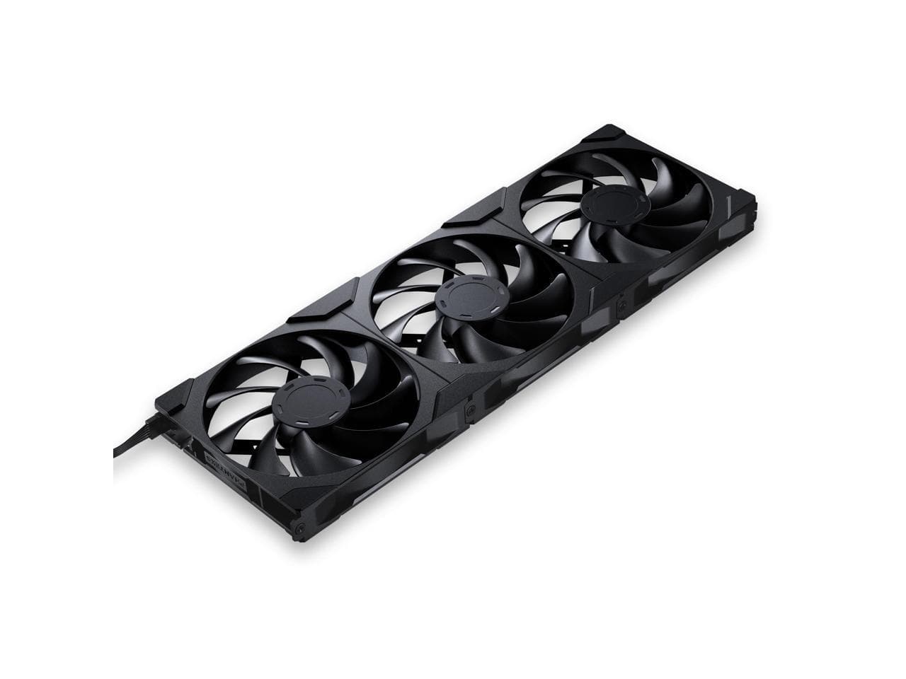 Phanteks - M25-140 Gen2 Triple Pack, Daisy Chain Unified Fan frame, 3x 140mm PWM High Performance Cooling Fan - Black
