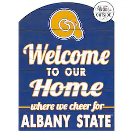 Jardine - Albany State Golden Rams 16'' x 22'' Marquee Sign - Blue