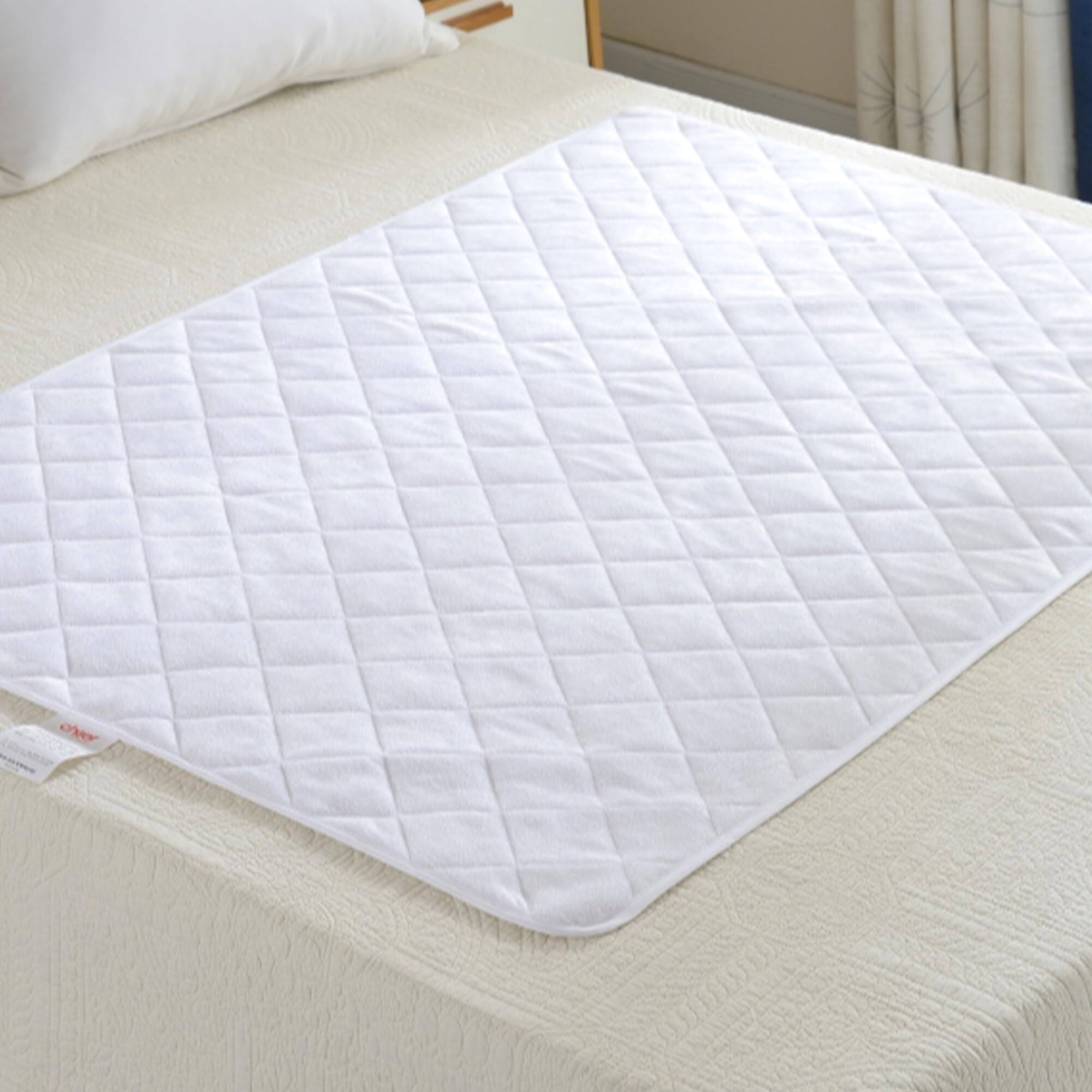 Cheer Collection - Waterproof Mattress Protector, Absorbent Mattress Cover, Washable Bed Pads for Adults, Breathable & Soft Rayon from - White