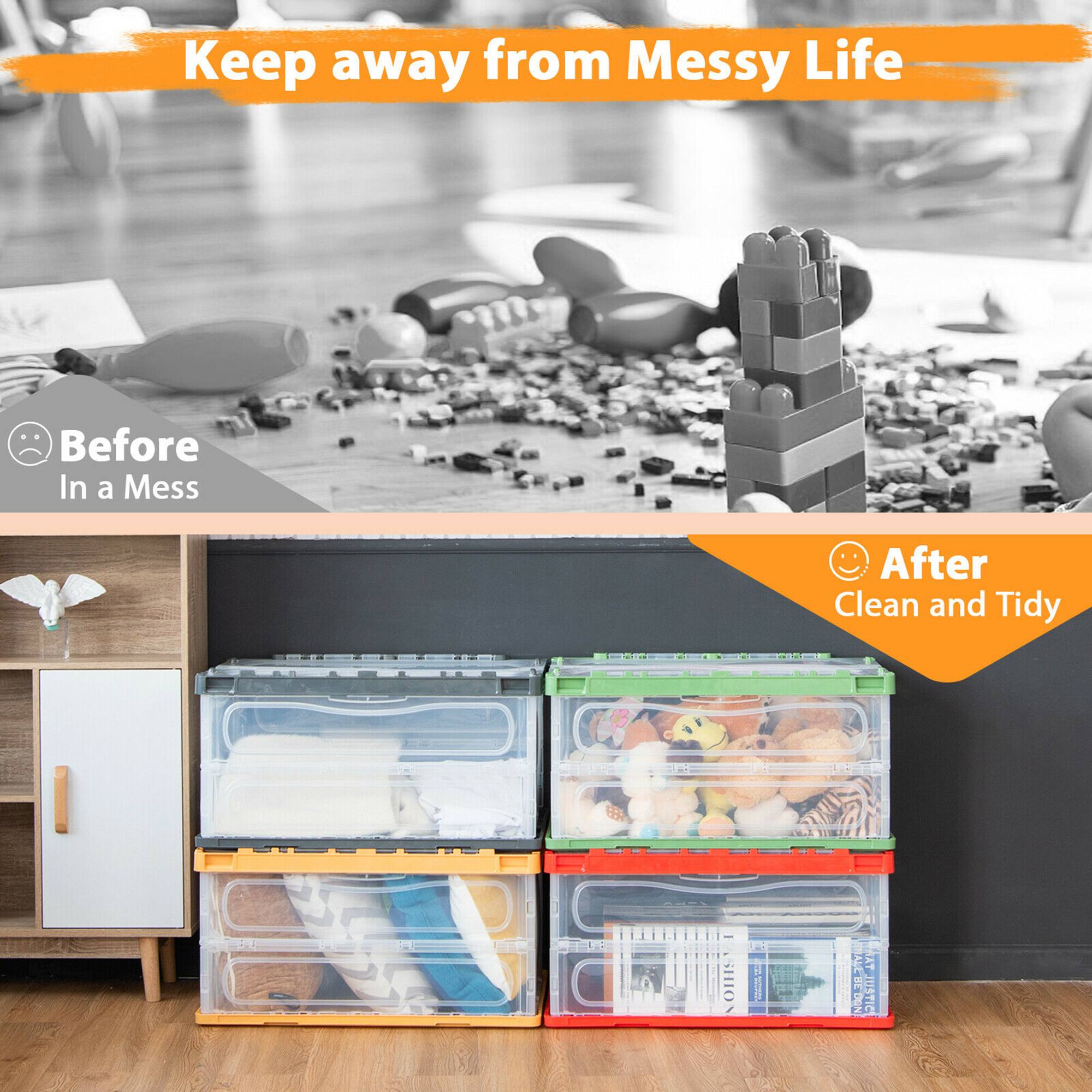 Keep away from Messy Life

Before  
In a Mess

After  
Clean and Tidy