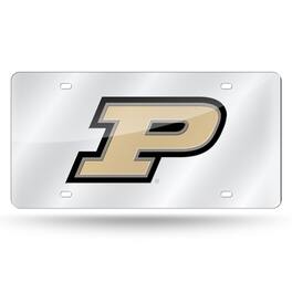 Rico Industries - Purdue Boilermakers Mirrored Laser Cut License Plate Laser Tag - Multi