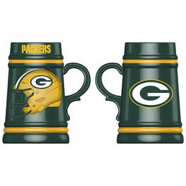 Evergreen Enterprises - Green Bay Packers 24oz. Ceramic Stein Cup with Gift Box - Multicolor