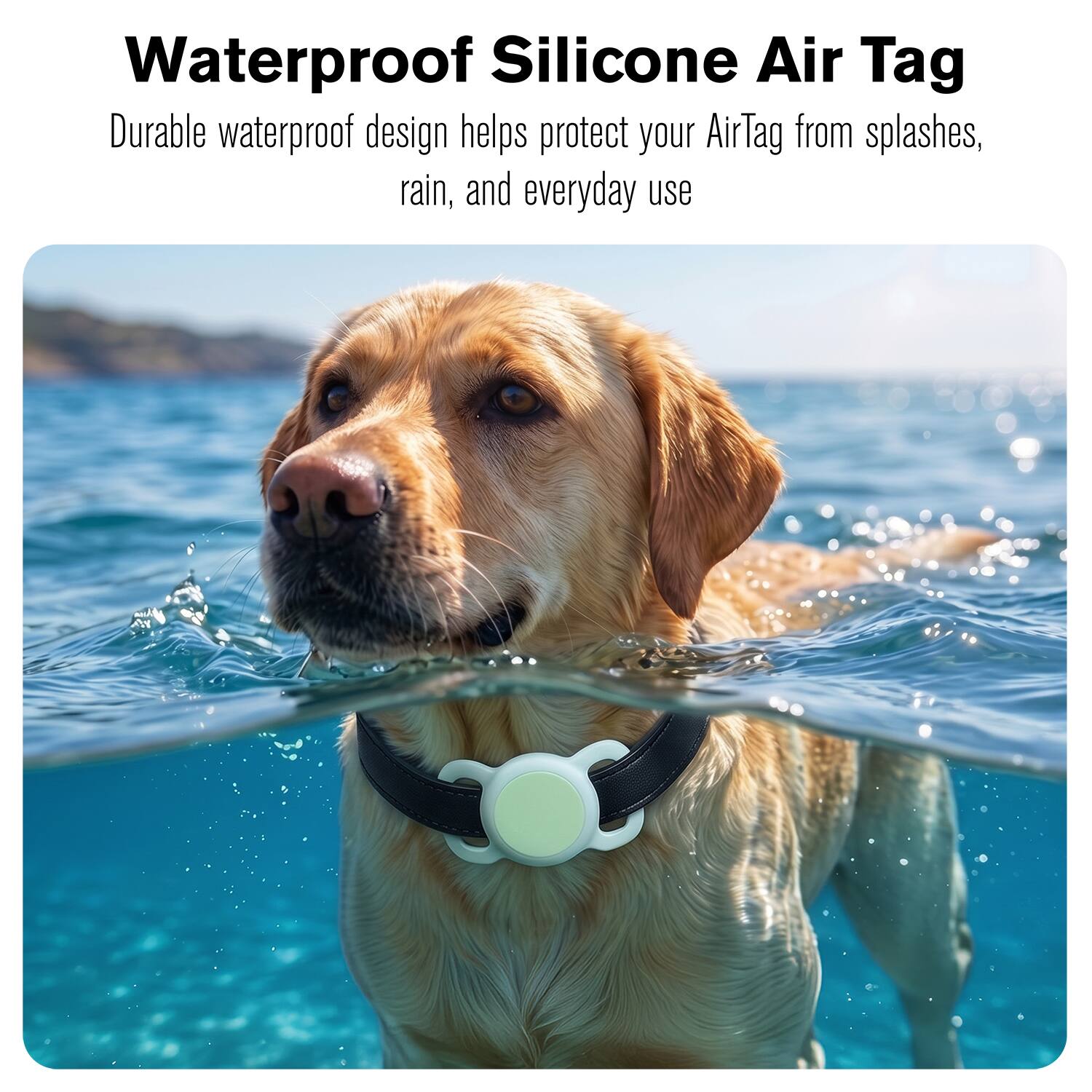 Waterproof Silicone Air Tag

Durable waterproof design helps protect your AirTag from splashes, rain, and everyday use