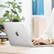 Alt View 2. mosiso - Case for MacBook Air 13 inch A2337 M1 A2179 A1932 with Touch ID 2018-2022 - Crystal Clear.