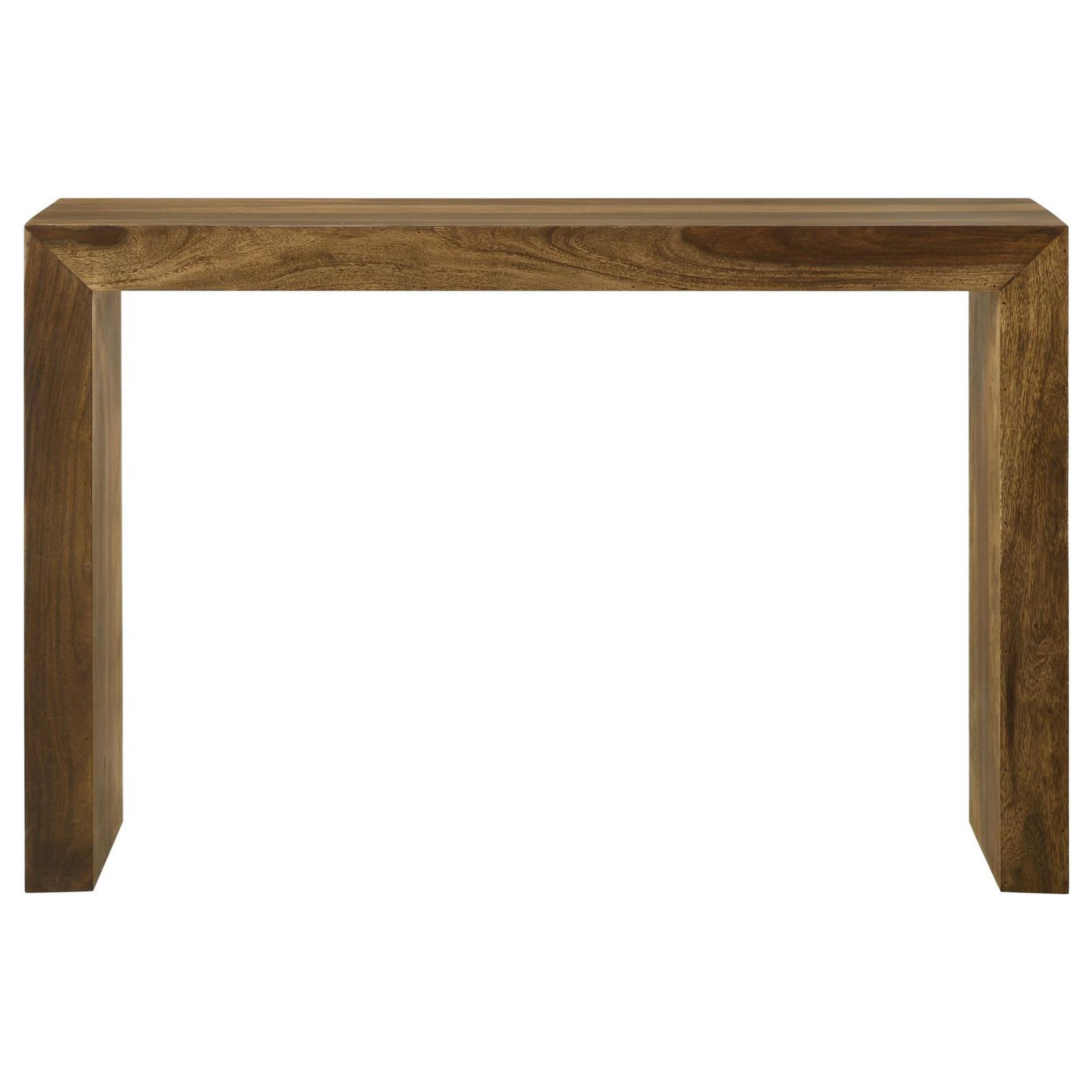 Manhattan Lane Ody 34 Inch Console Sofa Table, U Shaped, Sheesham Wood ...