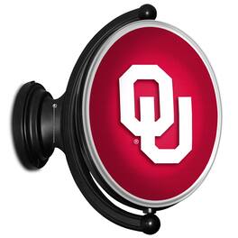 The Fan-Brand - Oklahoma Sooners 23'' x 21'' Illuminated Rotating Wall Sign - Multicolor
