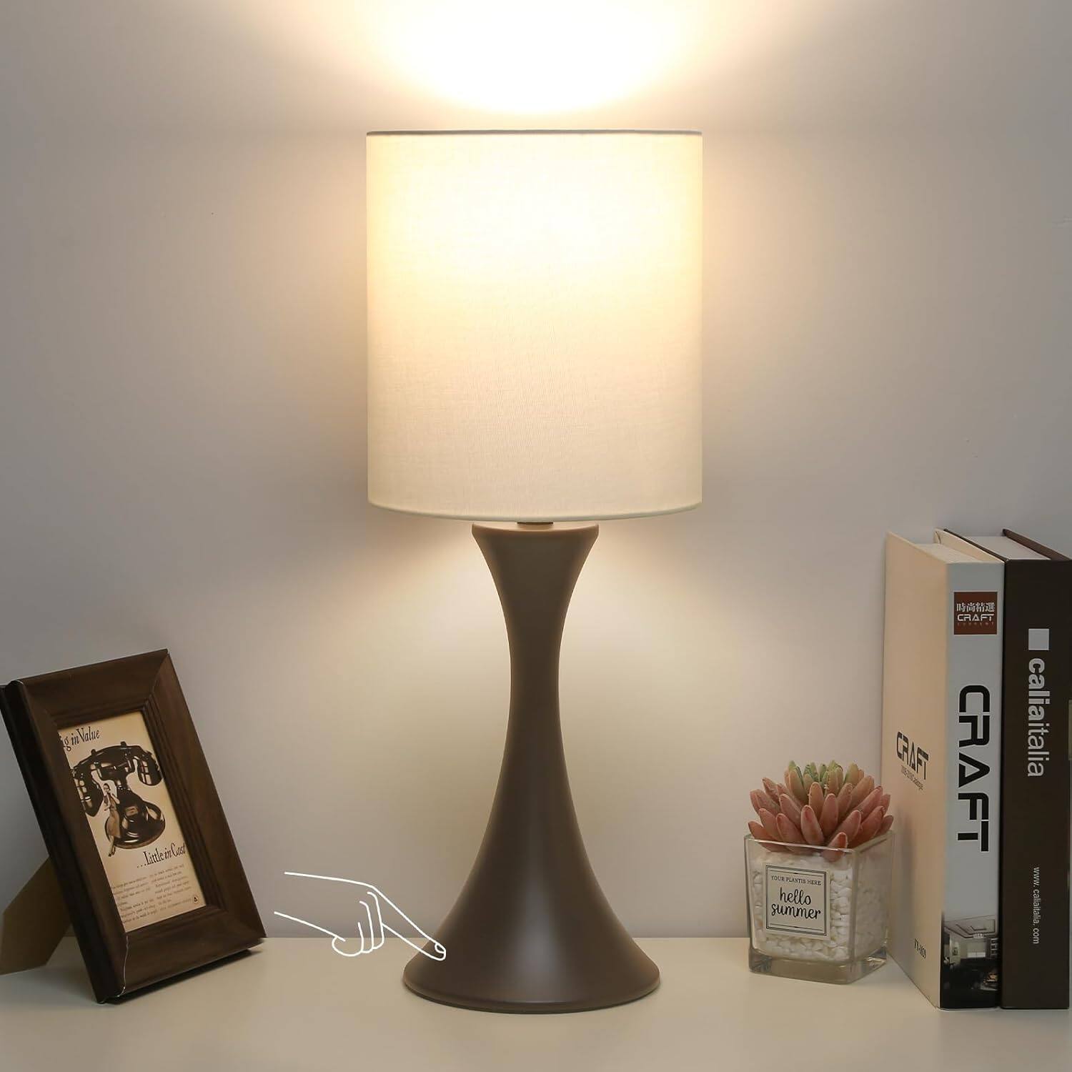 Brown Base with Beige Shade