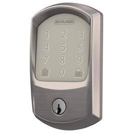 Schlage - Encode Metal Wi-Fi Deadbolt - Satin Nickel