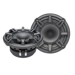 Powerbass - PBX-PRO6CD - 6.5" Pro Mid Range with Compression Horn Tweeters, Pair - 150Wrms / 300Wmax - 4 ohm - Black/Gray