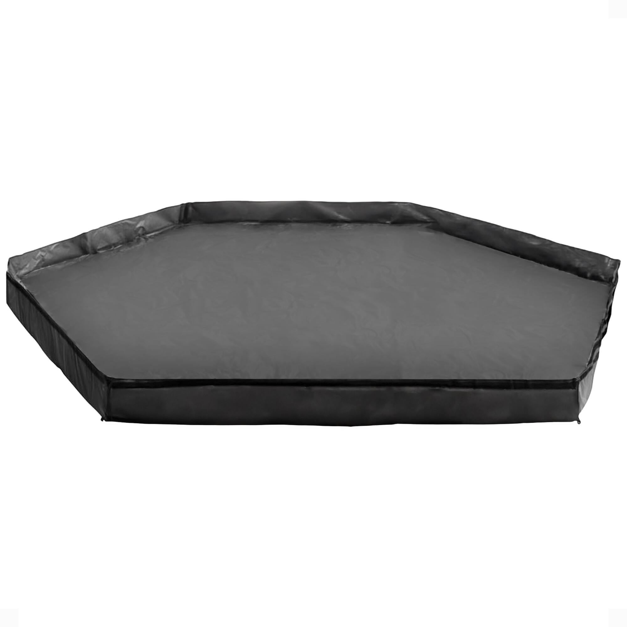 Front. Clam - CLAM 150"x150" Quick-Set Floor Tarp Mat for Pavilion Camper Shelter, Floor Only - Gray.