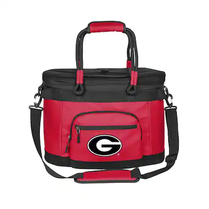 Front. Logo Brands - Georgia Bulldogs 35 Can Flex Cooler - Red.