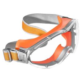 VEVOR - Safety Glasses, Anti-Fog and Scratch-Resistant Clear Lens, Over Eyeglasses Safety Goggles - Transparent + Gray + Orange