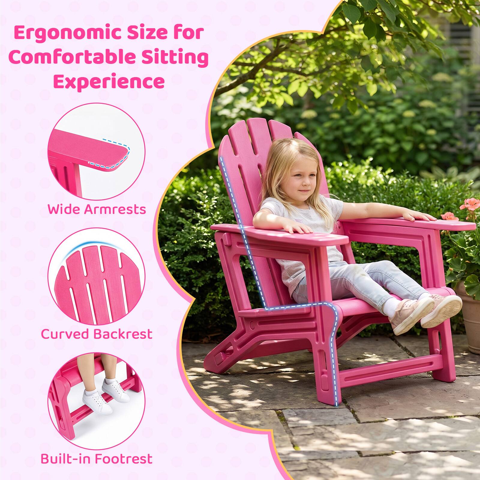 Ergonomic Size for Comfortable Sitting Experience

Wide Armrests

Curved Backrest

Built-in Footrest