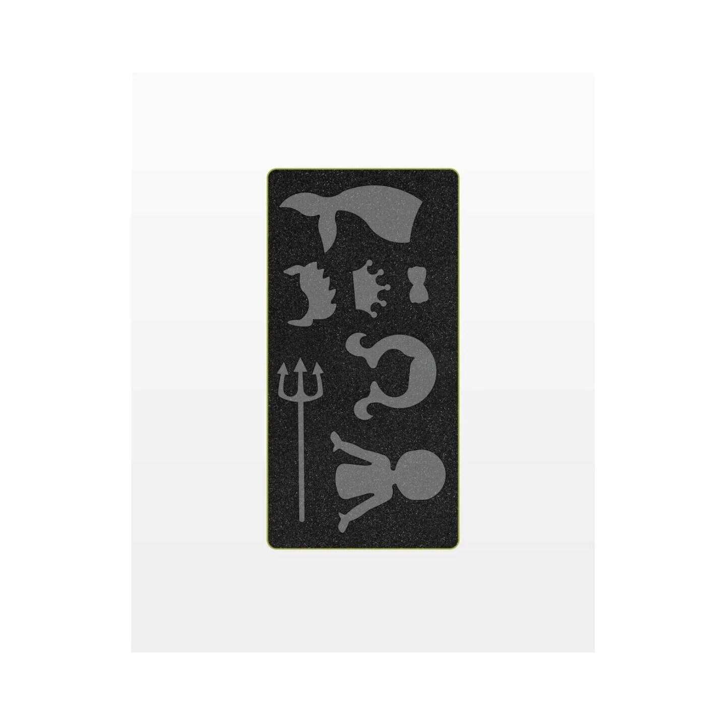 Alt View 1. AccuQuilt - Mermaid King & Queen Die - Multicolor.