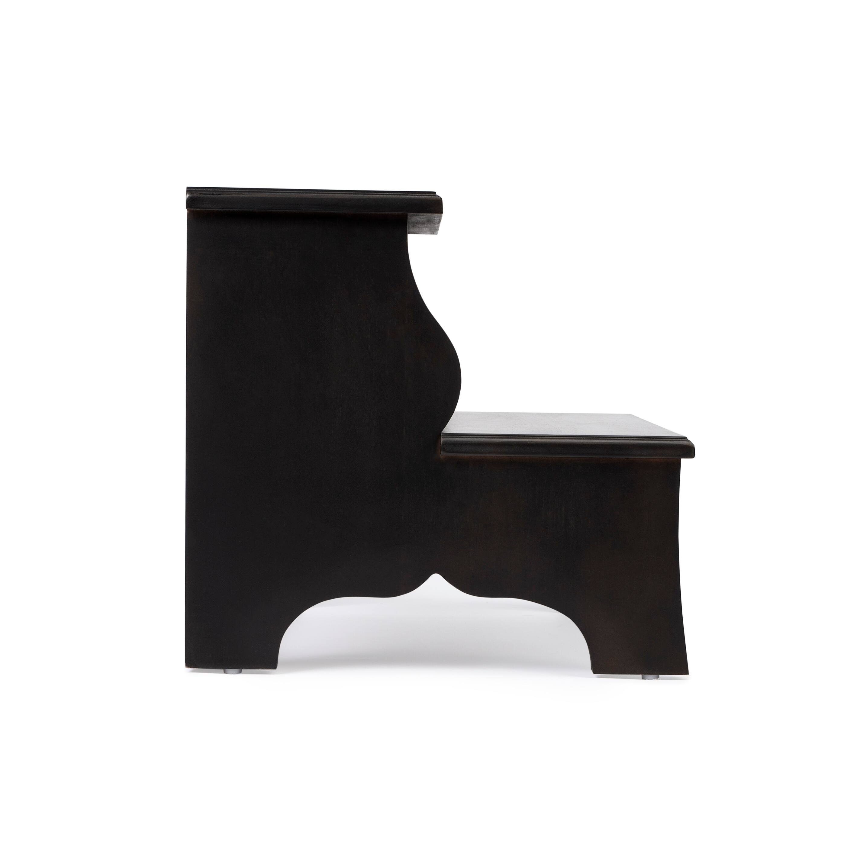 Alt View 4. Butler Specialty - Melrose Brushed Sable Step Stool - Dark Brown.