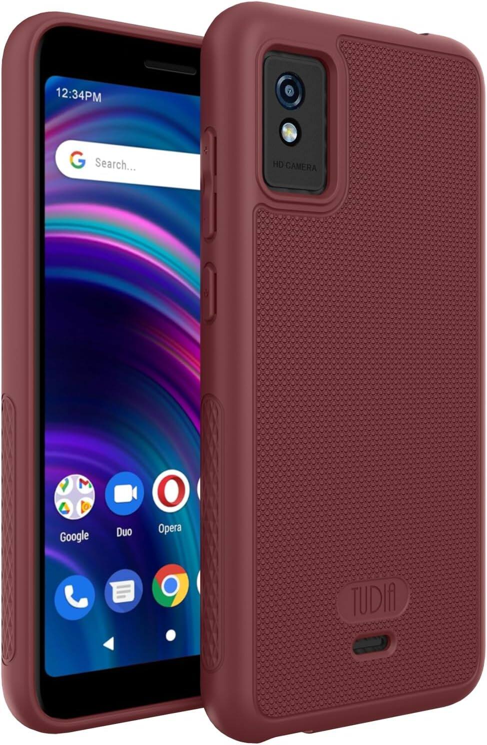 12:34 PM  
Search...  
HD CAMERA  
Google Duo Opera  
TUDIA