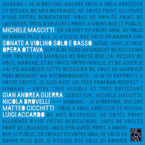 Mascitti - Sonate a Violino Solo E Basso   - COMPACT DISCS [CD]