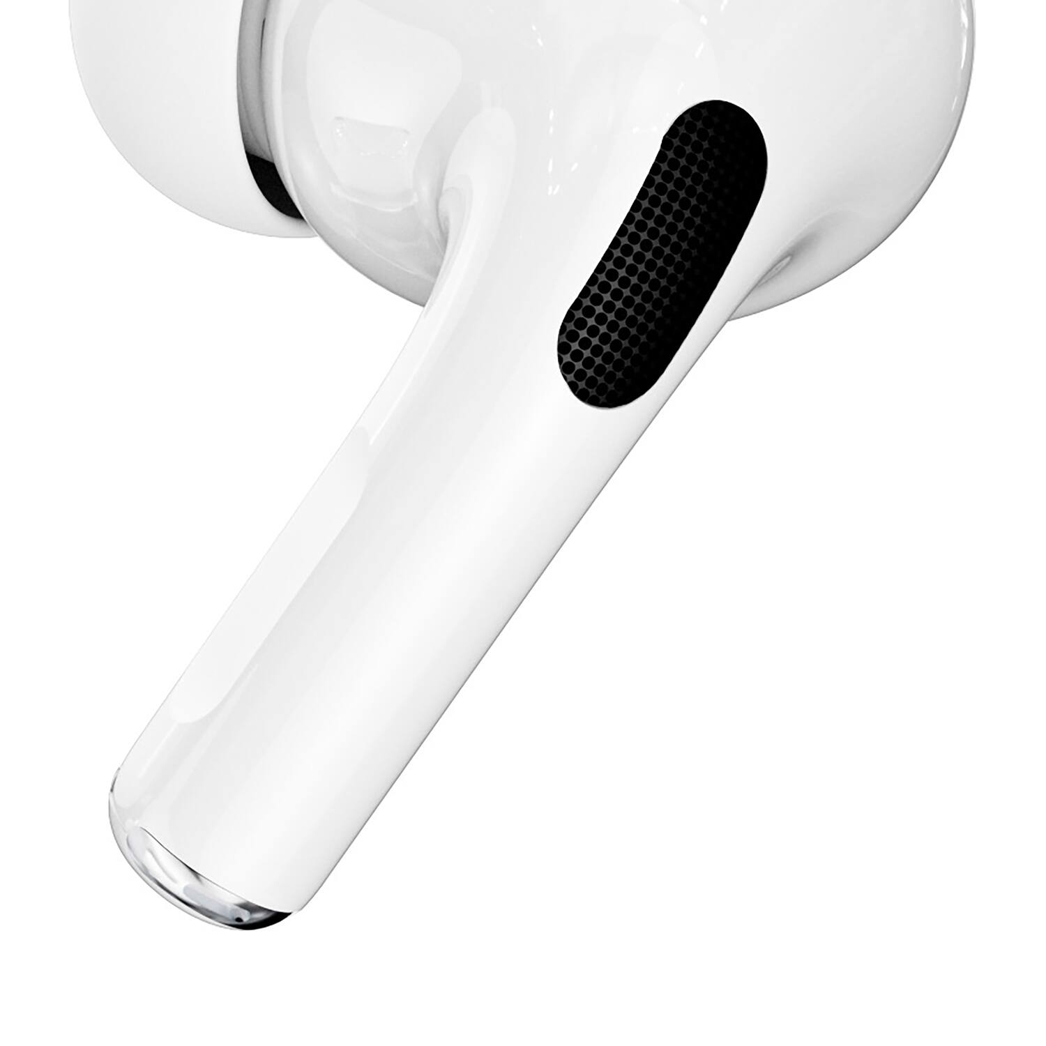 Back. RCA - WAVE-48 TWS Bluetooth In-Ear Earbuds, Mics, On-Ear Controls, ANC, Charging Case with Screen, 20 Hr Play Time - White.