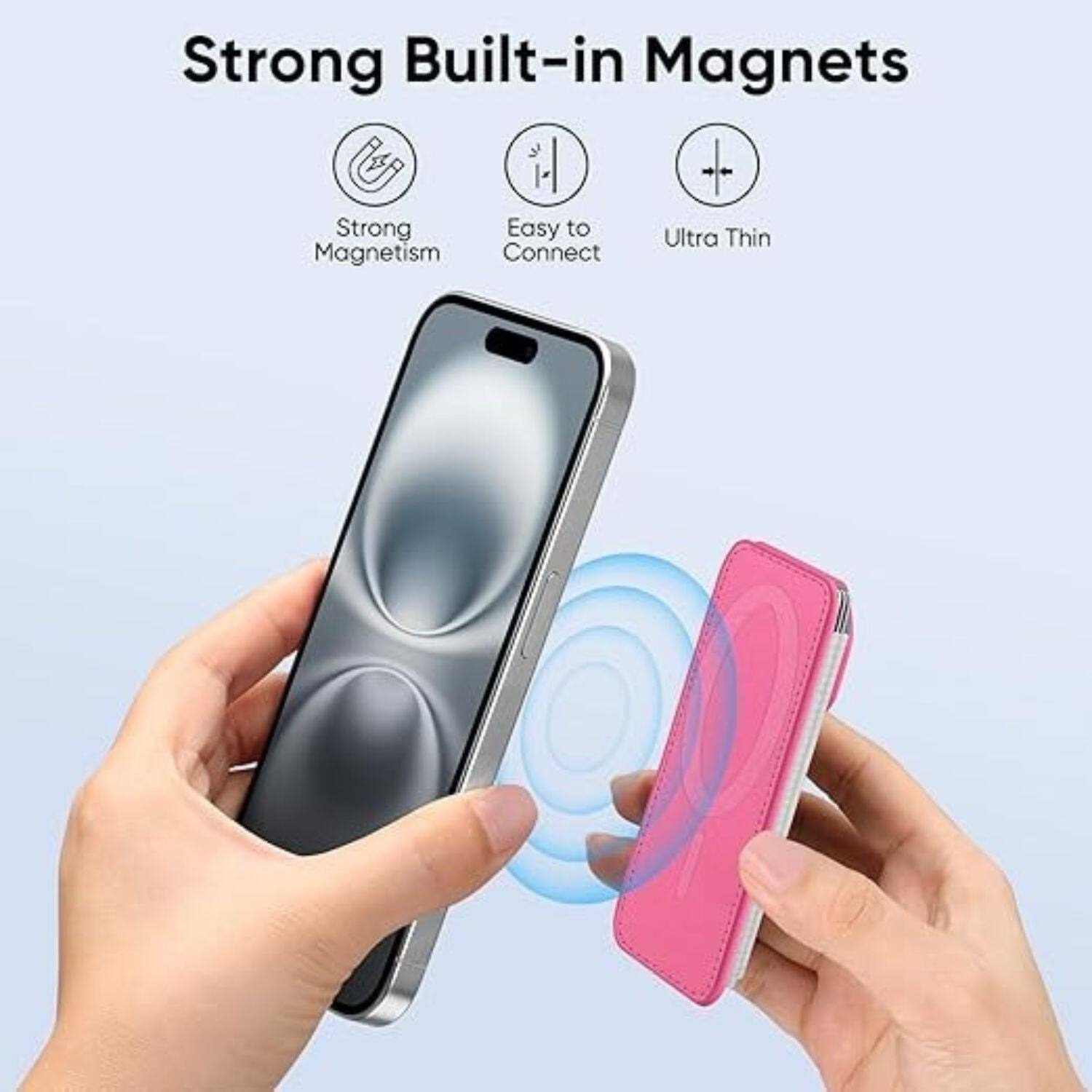 Strong Built-in Magnets

- Strong Magnetism
- Easy to Connect
- Ultra Thin