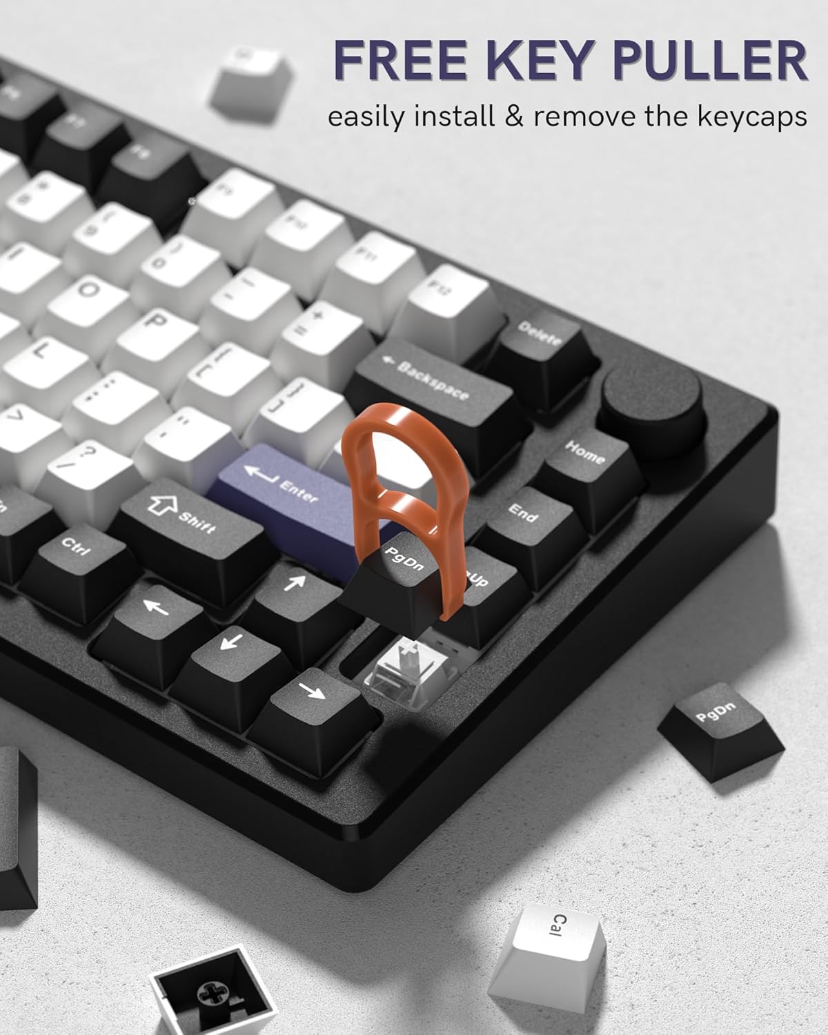 FREE KEY PULLER easily install & remove the keycaps
