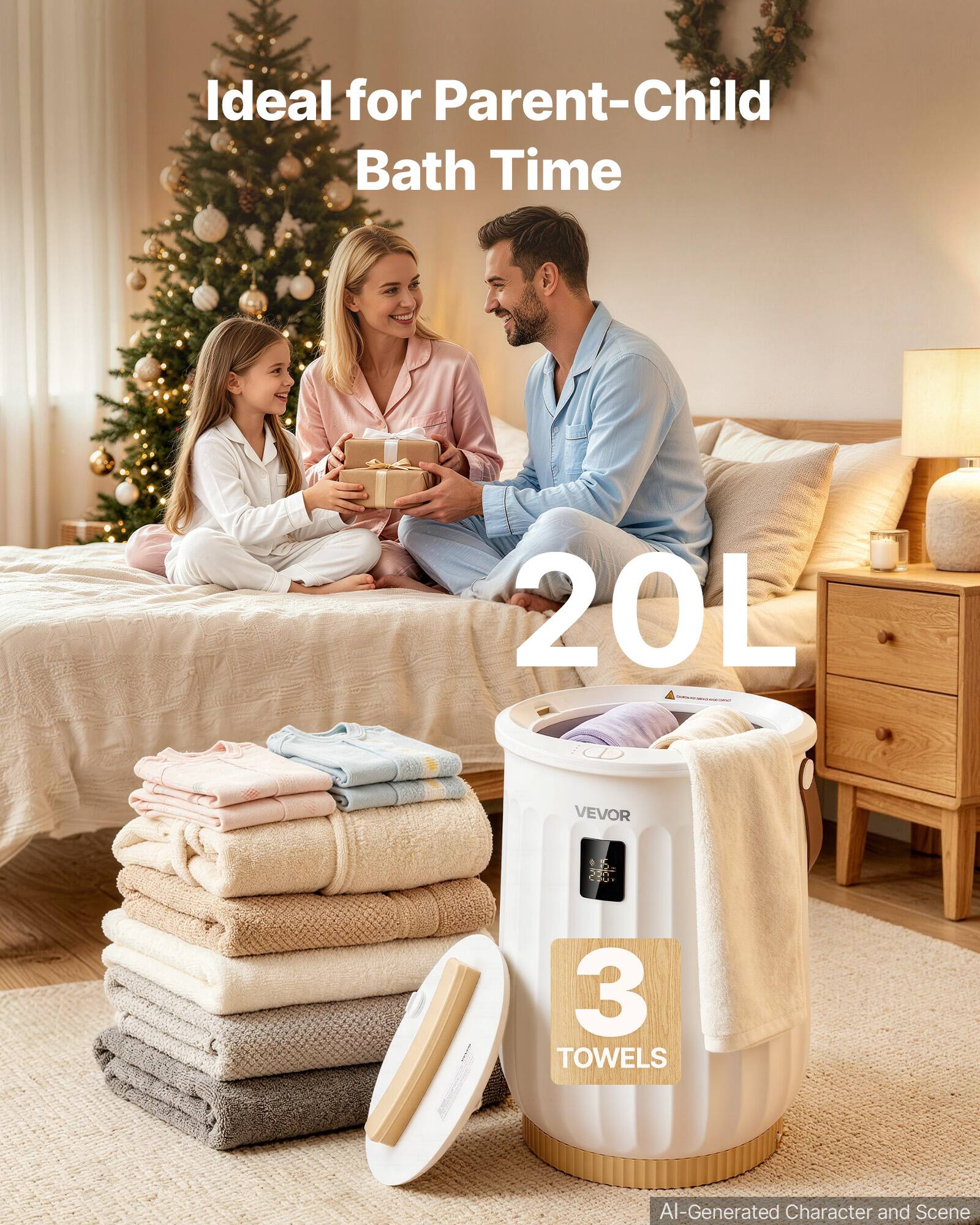 Ideal for Parent-Child Bath Time

20L

VEVOR

3 TOWELS

AI-Generated Character and Scene