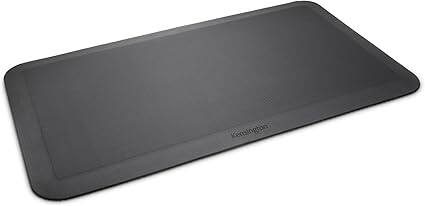 Front. Kensington - Anti-Fatigue Floor Mat; Ergonomic Gel-Foam (K55401WW) - Black.