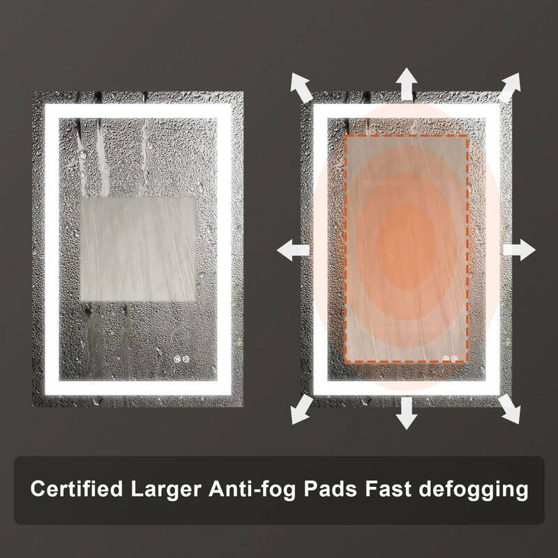 Certified Larger Anti-fog Pads Fast defogging