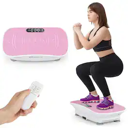 Resenkos - Whole Body Vibration Plate Machine with 10 Speeds - White