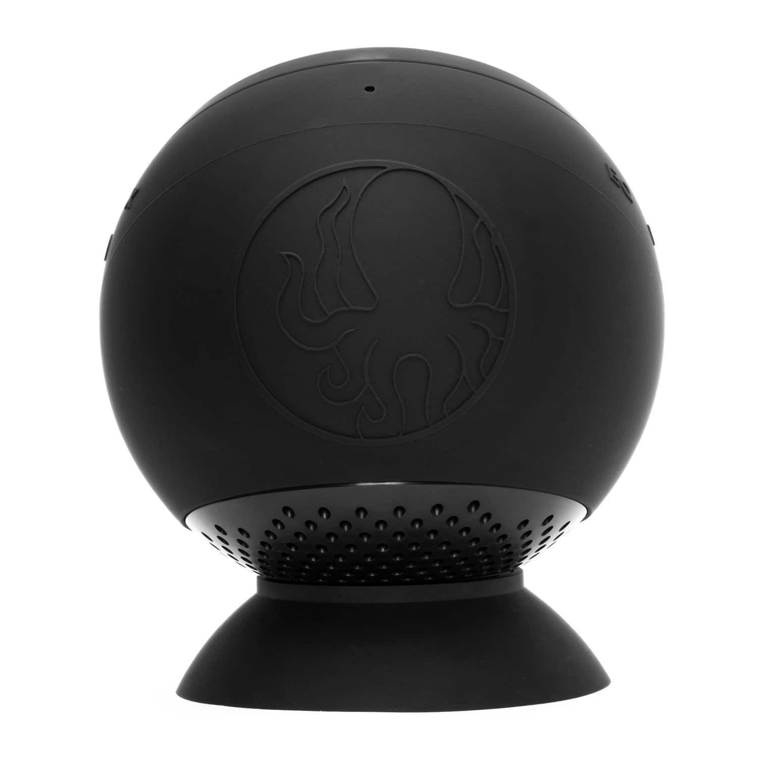 Left. Speaqua - Barnacle Vibe 3.0 Portable Waterproof Bluetooth Speaker with Built in Storage (2,000 songs) - Manta Ray Black.