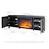 Alt View Zoom 27. Camden&Wells - Chabot Log Fireplace TV Stand for Most TVs up to 75" - Charcoal Gray.