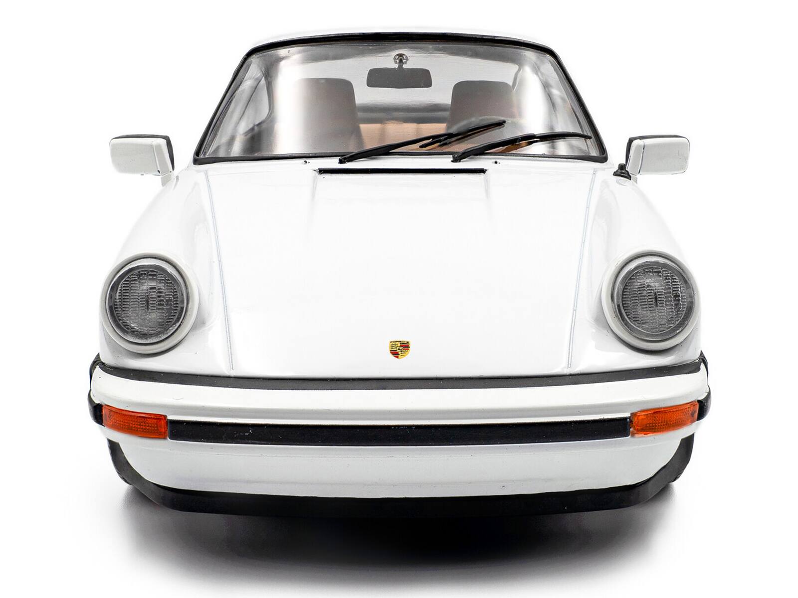 Alt View 1. Solido - 1974 Porsche 911 (930) 3.0 SC Grand Prix White 1/18 Diecast Model Car by Solido - White.